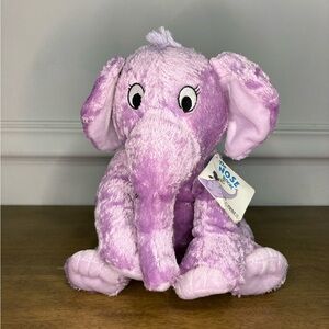 Kohls Cares The Nose Book Plush Purple Elephant 12” Stuffed Toy Dr. Seuss New